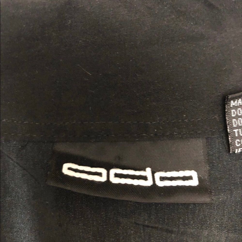 ODO mens black dragon car retro button down shirt size Large - Picture 5 of 8